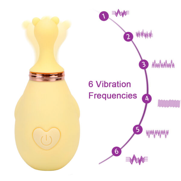 Vibrador Recargable USB Ultrasonido Osito Sexual para Mujer Estimulador Femenino a Sonido · ZONAG Chile