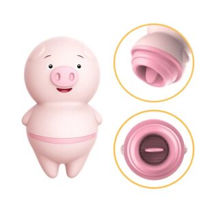 Vibrador para Mujer Recargable USB Chanchito lamedor y vibrador simulador placer oral · ZONAG Chile