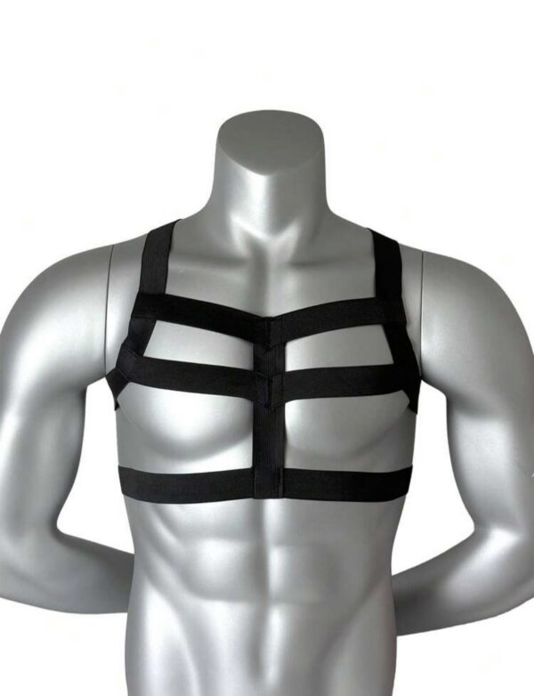 Screenshot Arnés Masculino Negro Regulable | Talla Única · Material Elástico · ZONAG Chile