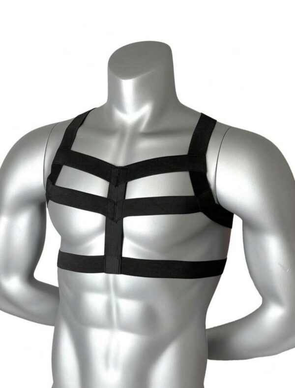 Screenshot Arnés Masculino Negro Regulable | Talla Única · Material Elástico · ZONAG Chile