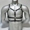 Screenshot Arnés Masculino de Eco Cuero Negro con Aros | Talla Ajustable · ZONAG Chile