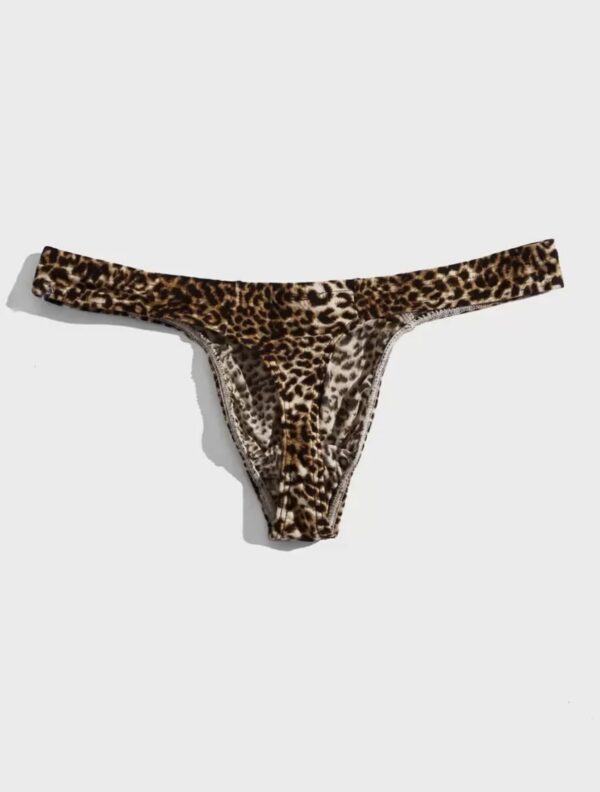 Sutién Masculino Marrón y Negro Estampado Animal | Talla M/L · ZONAG Chile