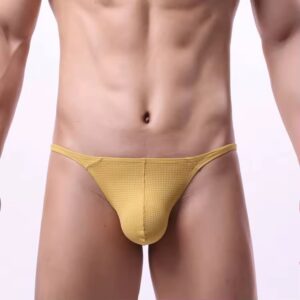 IMG_8838 Sutién Masculino Amarillo de Malla | Talla M/L · ZONAG Chile