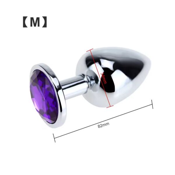 Plug Anal Dilatador Acero Quirúrgico Talla M 82x34 mm Plug Anal Dilatador Acero Quirúrgico Talla S 70x28mm · ZONAG Chile