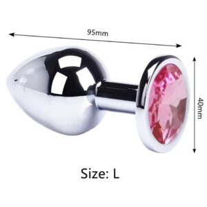 Plug Anal Acero Quirúrgico Talla L 95x40 mm Plug Anal Dilatador Acero Quirúrgico Talla S 70x28mm · ZONAG Chile