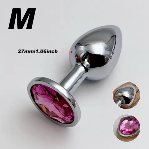Plug Anal Dilatador Acero Quirúrgico Talla M 82x34 mm Plug Anal Dilatador Acero Quirúrgico Talla S 70x28mm · ZONAG Chile