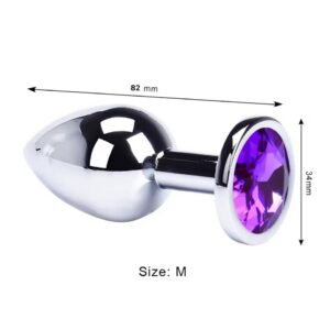 Plug Anal Dilatador Acero Quirúrgico Talla M 82x34 mm Plug Anal Dilatador Acero Quirúrgico Talla S 70x28mm · ZONAG Chile