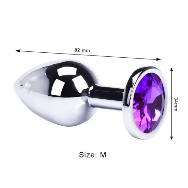 Plug Anal Dilatador Acero Quirúrgico Talla M 82x34 mm Plug Anal Dilatador Acero Quirúrgico Talla S 70x28mm · ZONAG Chile