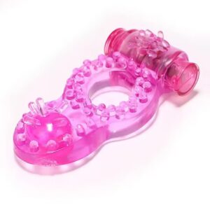 Anillo para Pene Masculino Ajustable Anillo vibrador de doble aro con relieves · 1 unidad · ZONAG Chile