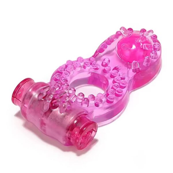 Anillo para Pene Masculino Ajustable Anillo vibrador de doble aro con relieves · 1 unidad · ZONAG Chile