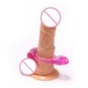 Anillo para Pene Masculino Ajustable Anillo vibrador de doble aro con relieves · 1 unidad · ZONAG Chile
