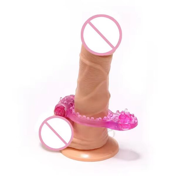 Anillo para Pene Masculino Ajustable Anillo vibrador de doble aro con relieves · 1 unidad · ZONAG Chile