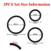 Anillo Vibrador para Pene de Silicona Anillo Peneano para Hombre Potenciador Erector y Vibrador 4 anillos · ZONAG Chile