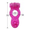 Anillo para Pene Masculino Ajustable Anillo vibrador de doble aro con relieves · 1 unidad · ZONAG Chile