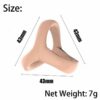 Anillo para Pene Masculino de Silicona Ajustable y Retardante 1 Unidad · ZONAG Chile
