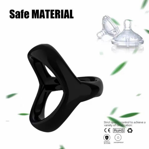 Anillo para Pene Masculino de Silicona Ajustable y Retardante 1 Unidad · ZONAG Chile