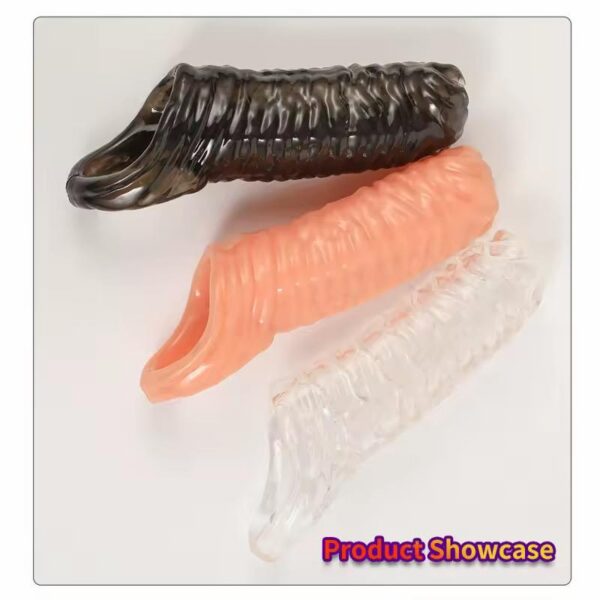 Funda para Pene Extensora Masculina de Silicona Reutilizable 1 Unidad · ZONAG Chile