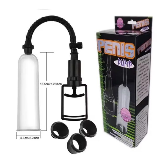Bomba de Vacío para Pene Ajustable Bomba de Vacío para Pene Masculino – Manual y Ajustable Erecciones Firmes · ZONAG Chile