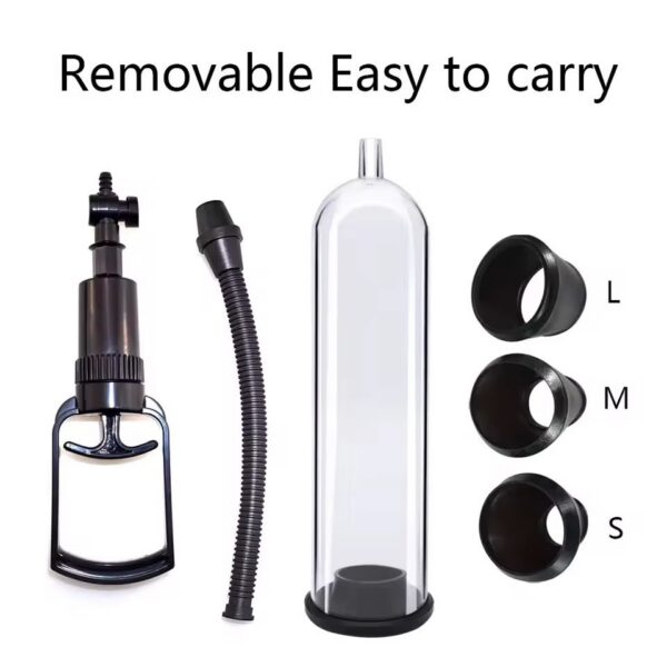 Bomba de Vacío para Pene Ajustable Bomba de Vacío para Pene Masculino – Manual y Ajustable Erecciones Firmes · ZONAG Chile