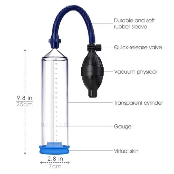 Bomba de Vacío Masculina Bomba de Vacío Masculina para Pene – Potenciador y Erección · ZONAG Chile