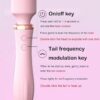 Juguete Sexual Vibrador Recargable Vibrador Estimulador Femenino Recargable USB Efecto Calido · ZONAG Chile
