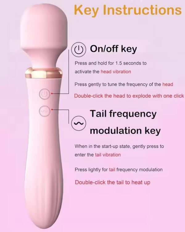 Juguete Sexual Vibrador Recargable Vibrador Estimulador Femenino Recargable USB Efecto Calido · ZONAG Chile