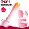 Juguete Sexual Vibrador Recargable Vibrador Estimulador Femenino Recargable USB Efecto Calido · ZONAG Chile
