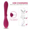 Vibrador Íntimo Recargable Vibrador Femenino Reno Doble Estimulacion Placer Potencia Comodidad · ZONAG Chile