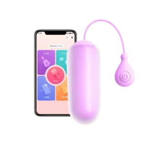 Nueva-bala-vibradora-con-boton-80 Vibrador morado ondulado con control por app · ZONAG Chile