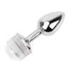 Plug Anal Dilatador Acero Quirúrgico Talla M 82x34mm Luz Colores · ZONAG Chile