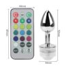 Plug Anal Dilatador Acero Quirúrgico Talla M 82x34mm Luz Colores · ZONAG Chile