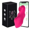 Vibrador morado ondulado con control por app · ZONAG Chile