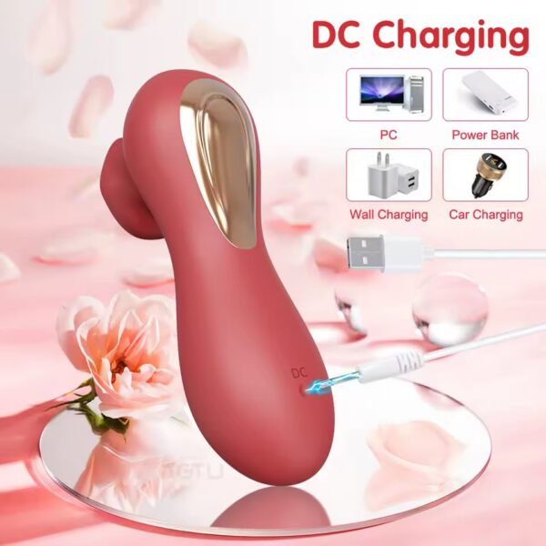 Juguete Estimulador - Recargable USB Estimulador Succionador App Movil Femenino | Vibrador Íntimo con Carga USB · ZONAG Chile