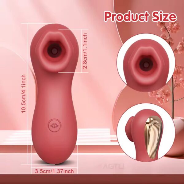 Juguete Estimulador - Recargable USB Estimulador Succionador App Movil Femenino | Vibrador Íntimo con Carga USB · ZONAG Chile