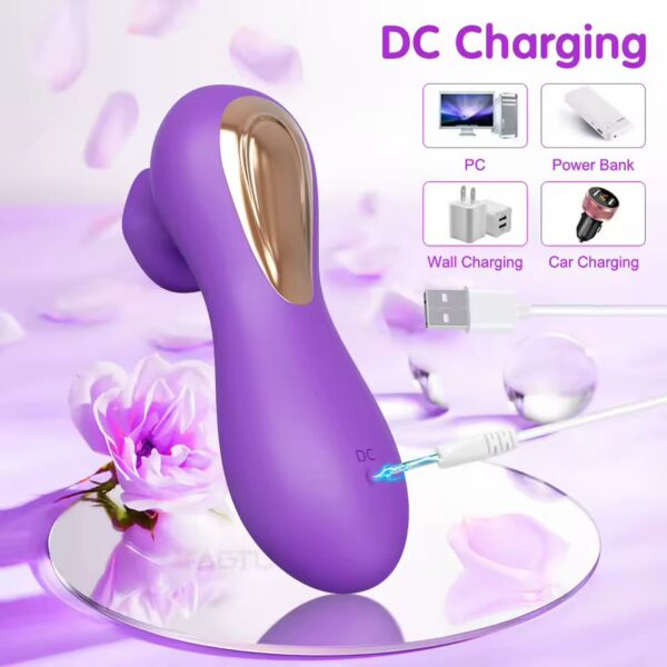 Juguete Estimulador - Recargable USB Estimulador Succionador App Movil Femenino | Vibrador Íntimo con Carga USB · ZONAG Chile