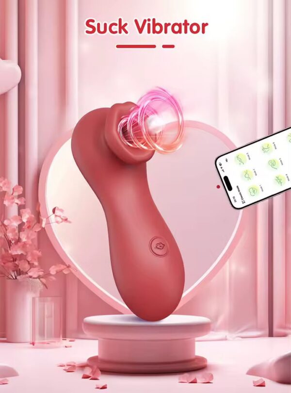 Juguete Estimulador - Recargable USB Estimulador Succionador App Movil Femenino | Vibrador Íntimo con Carga USB · ZONAG Chile