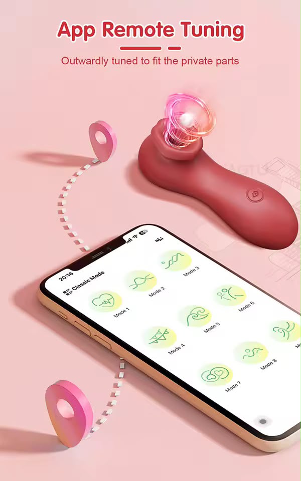 Juguete Estimulador - Recargable USB Estimulador Succionador App Movil Femenino | Vibrador Íntimo con Carga USB · ZONAG Chile