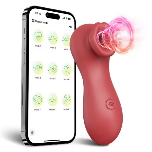 Juguete Estimulador - Recargable USB Estimulador Succionador App Movil Femenino | Vibrador Íntimo con Carga USB · ZONAG Chile