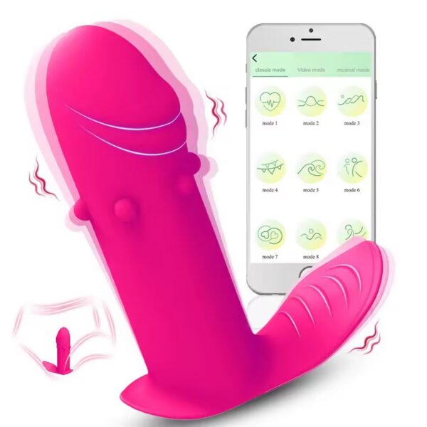 Estimulador Femenino - Vibrador USB Vibrador en L con relieve y control por app · ZONAG Chile