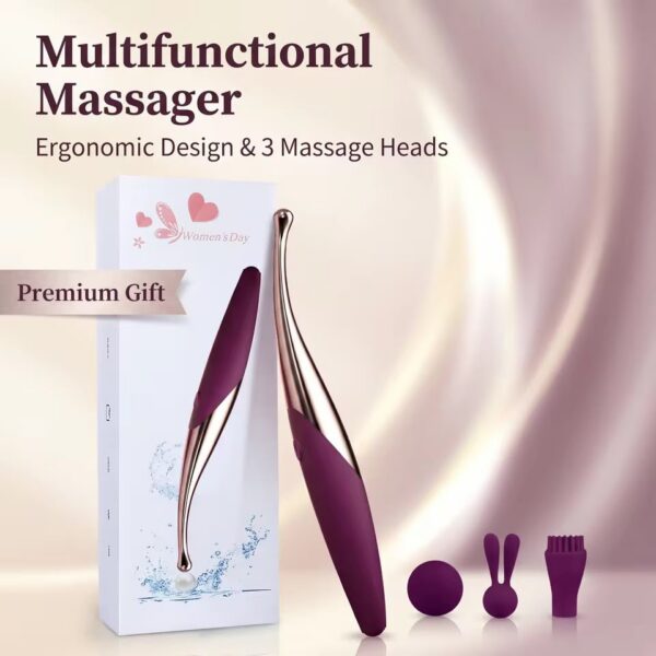 Vibrador Masajeador Estimulador Recargable | Silicona Suave · ZONAG Chile