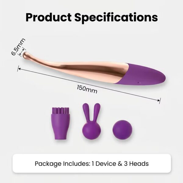 Vibrador Masajeador Estimulador Recargable | Silicona Suave · ZONAG Chile