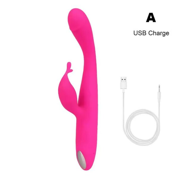 Vibrador Estimulador - Para Adultos Vibrador Doble Estimulador Íntimo Femenino | Vibrador USB · ZONAG Chile