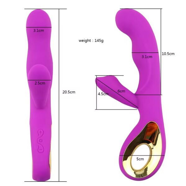 Vibrador recargable con abertura de agarre · ZONAG Chile