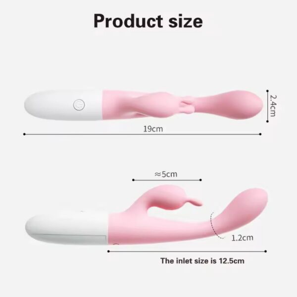 Vibrador Estimulador Conejito Carga Pila AAA | Silicona Suave Vibrador Estimulador Conejito Carga Pila AAA | Silicona Suave · ZONAG Chile