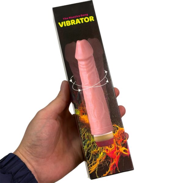 vibrador-estimulador-femenino-placer-intimo Vibrador rosa con control en la base y 2 pilas AA · ZONAG Chile