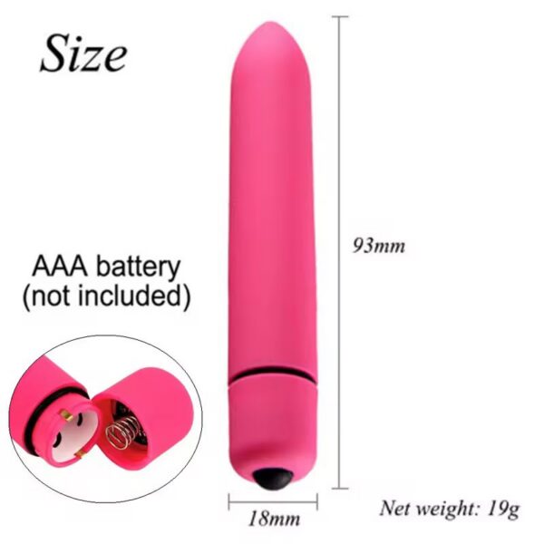 vibrador-femenino-estimulacion-placer Mini Bala Vibrador Femenino Estimulador Para Clítoris Placer Íntimo 1 Unidad · ZONAG Chile