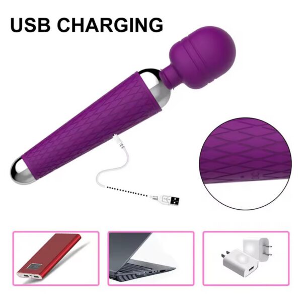 vibrador-femenino-placer-personal Varita vibradora de cabeza redonda · ZONAG Chile