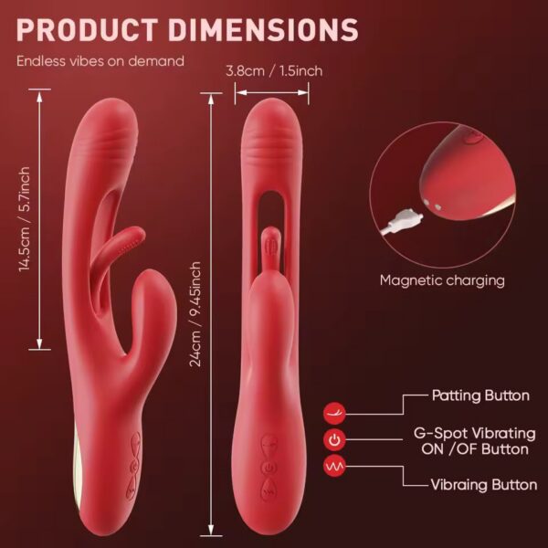 vibrador-estimulador-estimulacion-intima Vibrador curvo con extensión lateral · ZONAG Chile