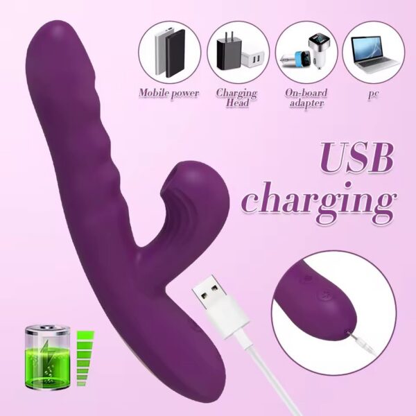 vibrador-femenino-clitoris-placer Vibrador de doble extensión con agarre · ZONAG Chile