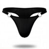 Sunga-Sutien-tanga-Chile-Santiago-Maipu Tanga masculina negra con aros laterales · Talla M/L